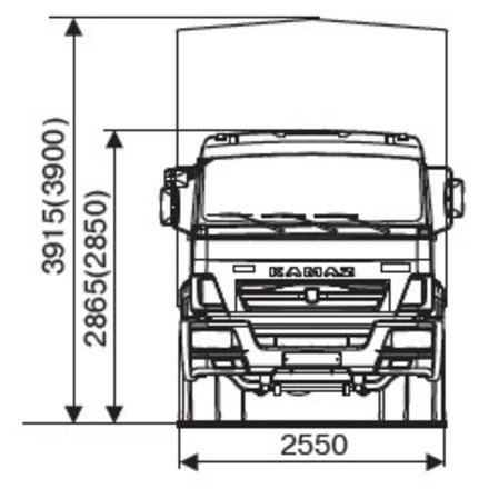 Бортовой автомобиль KAMAZ-65117-48 (А5)