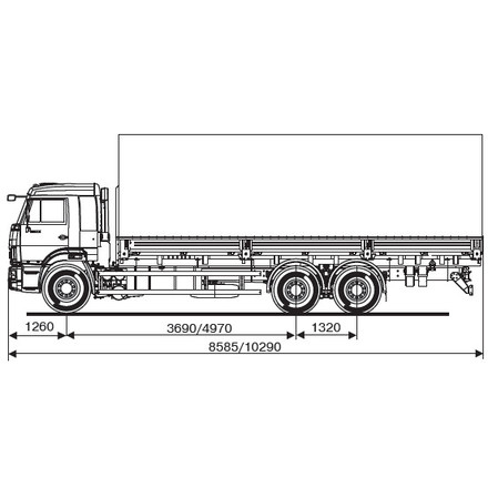 Бортовой автомобиль KAMAZ-65117-48 (А5)