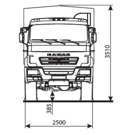 Бортовой автомобиль KAMAZ-43118-50