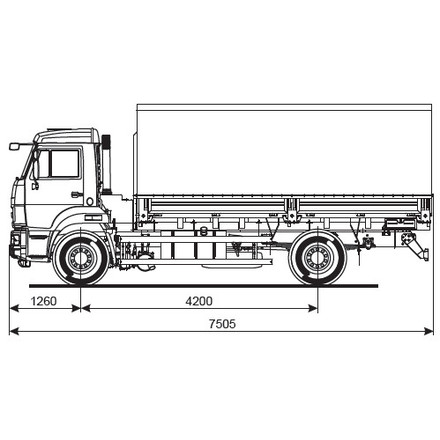 Бортовой автомобиль KAMAZ-43253-69 (G5)