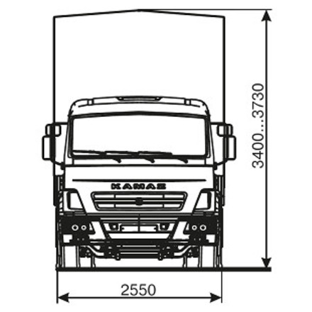 Бортовой автомобиль KAMAZ-4308-69 (G5)