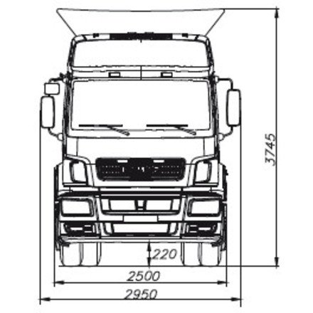 Седельный тягач KAMAZ-5490-68 (T5)