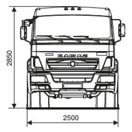 Седельный тягач KAMAZ-65116-48 (A5)