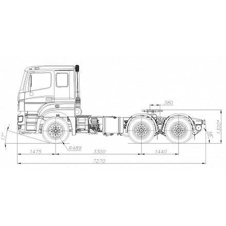 Седельный тягач KAMAZ-65206-68 (T5)