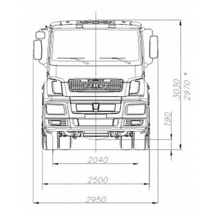 Седельный тягач KAMAZ-65206-68 (T5)