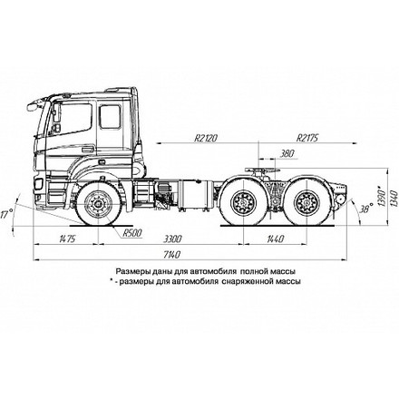 Седельный тягач KAMAZ-65806-68 (T5)