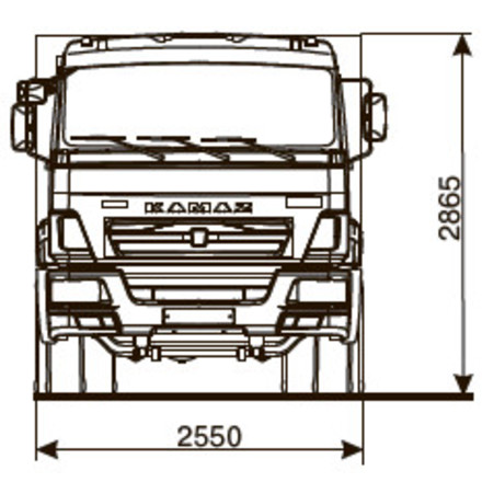 Самосвал KAMAZ-65115-48 (А5)