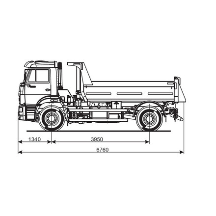 Самосвал KAMAZ-53605-48 (А5)