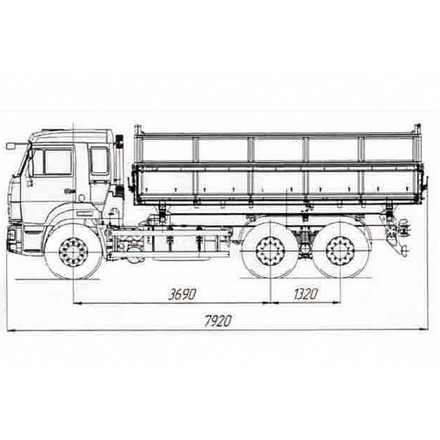 Самосвал KAMAZ-45143-50