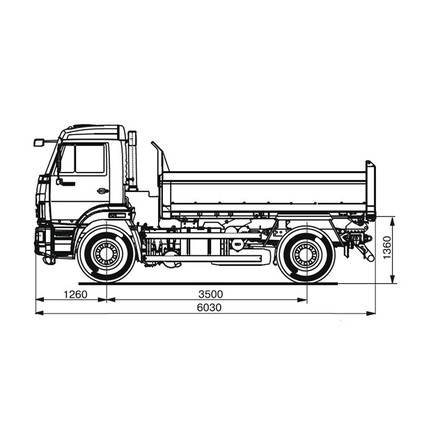 Самосвал KAMAZ-43255-69 (G5)