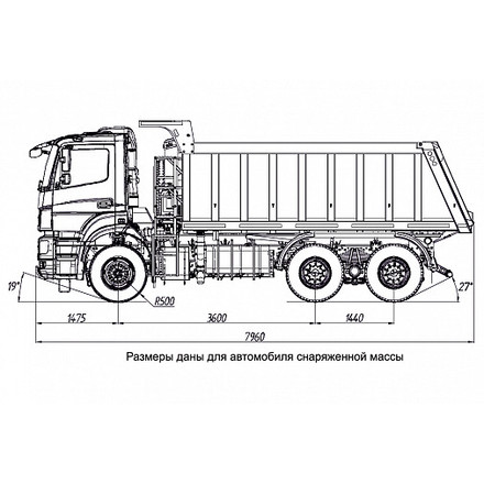 Самосвал KAMAZ-6520-001-49 (B5) 