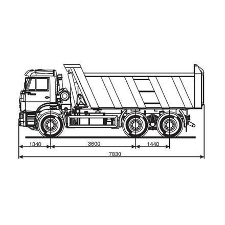 Самосвал KAMAZ-6520-49 (B5)