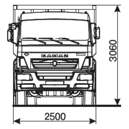 Самосвал KAMAZ-65201-49 (B5)