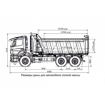 Самосвал KAMAZ-6580-87(S5)