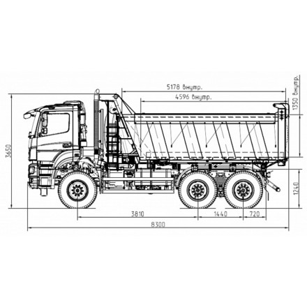 Самосвал KAMAZ-65802-87(S5)