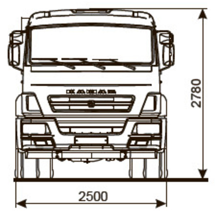 ШАССИ KAMAZ-43253-69 (G5)