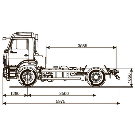 ШАССИ KAMAZ-43255-69 (G5)