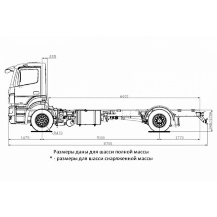 ШАССИ KAMAZ-5325-1001-69 (G5)