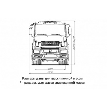 ШАССИ KAMAZ-5325-1001-69 (G5)