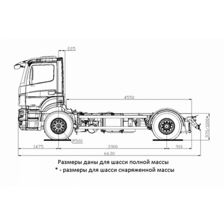 ШАССИ KAMAZ-5325-1002-69 (G5)