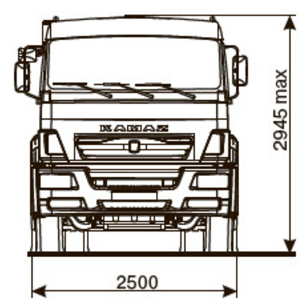 ШАССИ KAMAZ-53605-48 (A5)