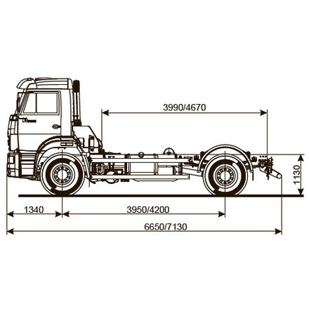 ШАССИ KAMAZ-53605-48 (A5)