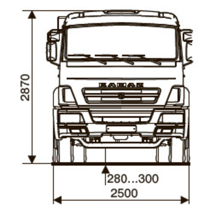 ШАССИ KAMAZ-65115-48 (А5)