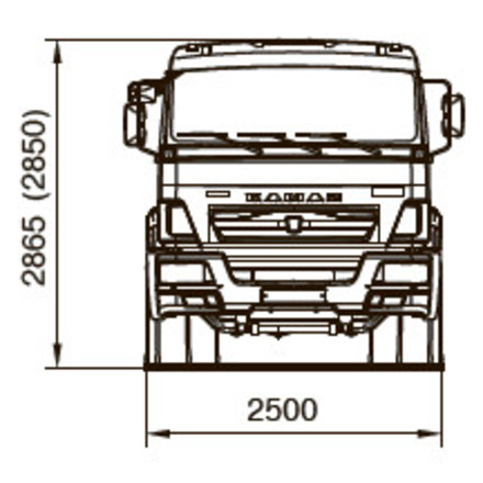 ШАССИ KAMAZ-65117-48 (А5)