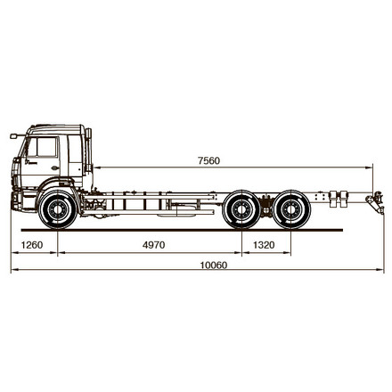 ШАССИ KAMAZ-65117-48 (А5)